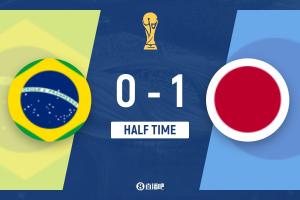 半场-日本暂1-0巴西 佐野海舟一条龙破门达尼洛被断致丢球-ib